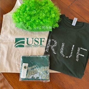 USF University T-Shirt and Accessories Set